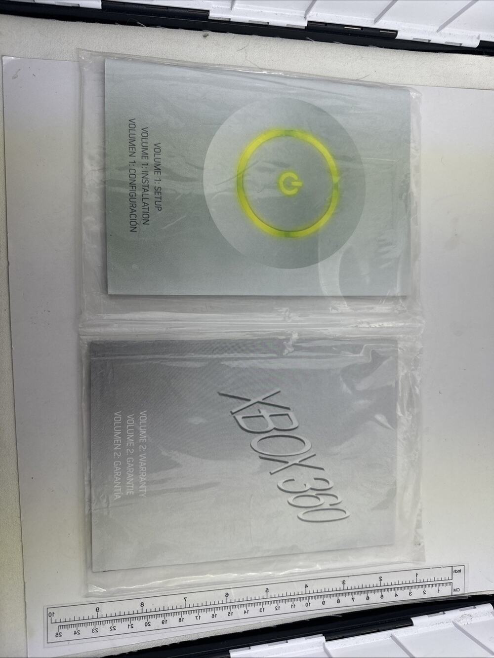 Xbox 360 Original paperwork Plastic bag inserts Sealed